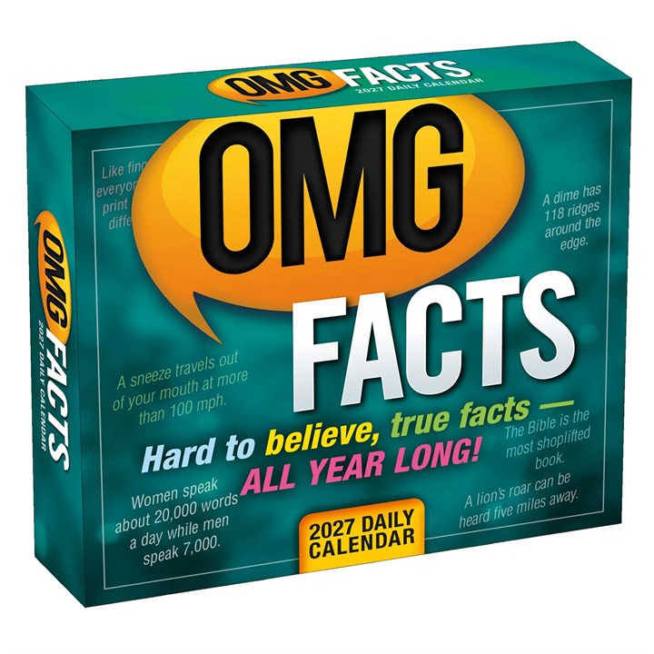 OMG Facts Desk Calendar 2027