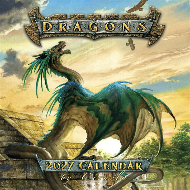 Dragons By Ciruelo Calendar 2027