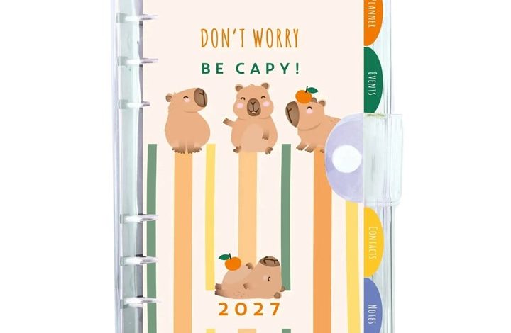 Capybara A6 Diary 2027