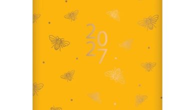 Bees & Honeycomb A7 Diary 2027