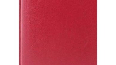 Dark Red Hardback Day To View A6 Diary 2027