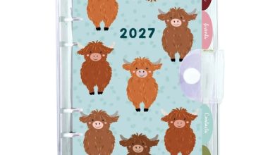 Highland Cows A6 Diary 2027