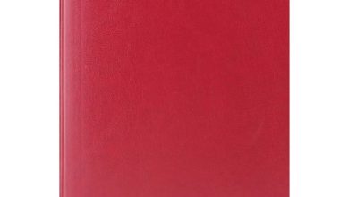 Red Hardback Day To View A4 Diary 2027
