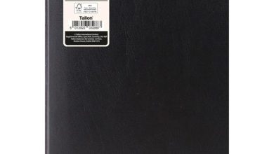 Black Hardback Day To View With Full Weekend A4 Diary 2027