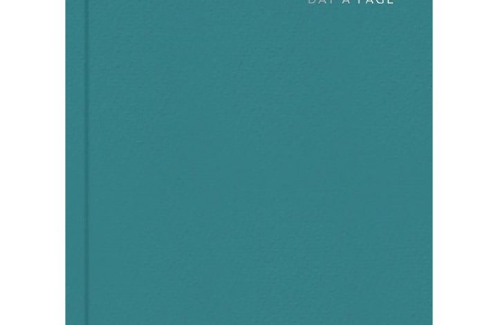 Green Hardback Day To View A5 Diary 2027
