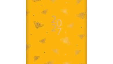 Bees & Honeycomb Slim Diary 2027