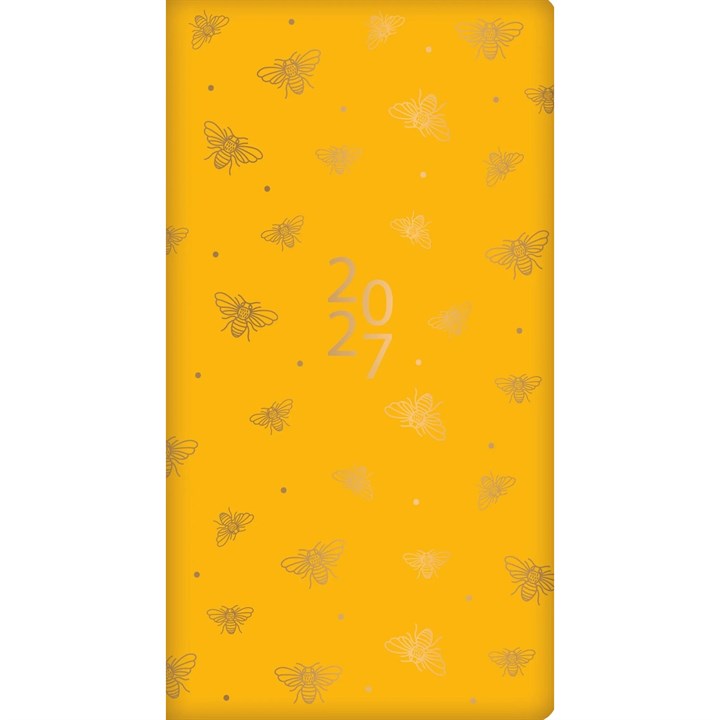 Bees & Honeycomb Slim Diary 2027