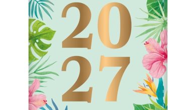 Tropical Day To View A6 Diary 2027