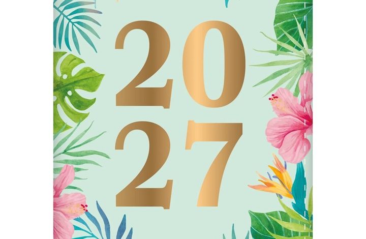 Tropical Day To View A6 Diary 2027