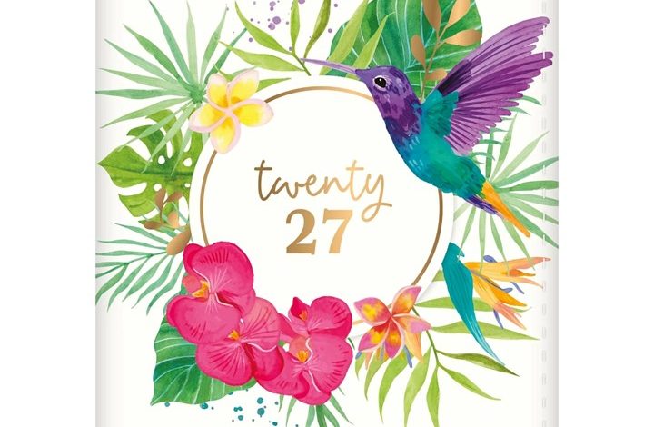 Hummingbird Tropical Day To View A6 Diary 2027