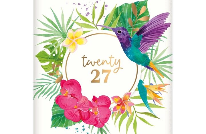 Hummingbird Day To View A5 Diary 2027