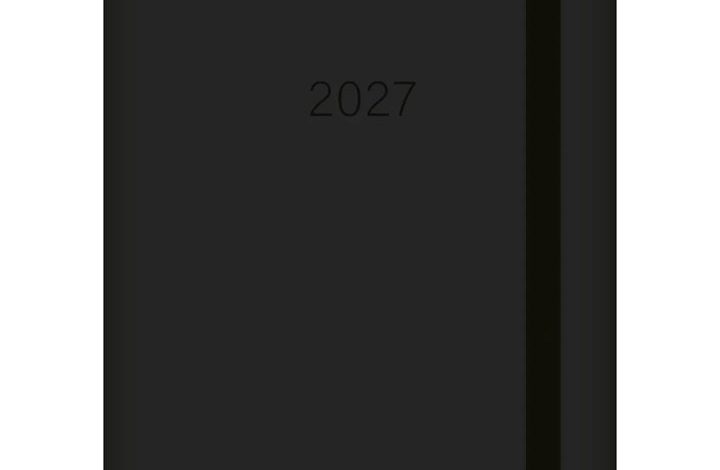 Black Embossed A5 Diary 2027
