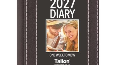 Black Photo Album A7 Diary 2027