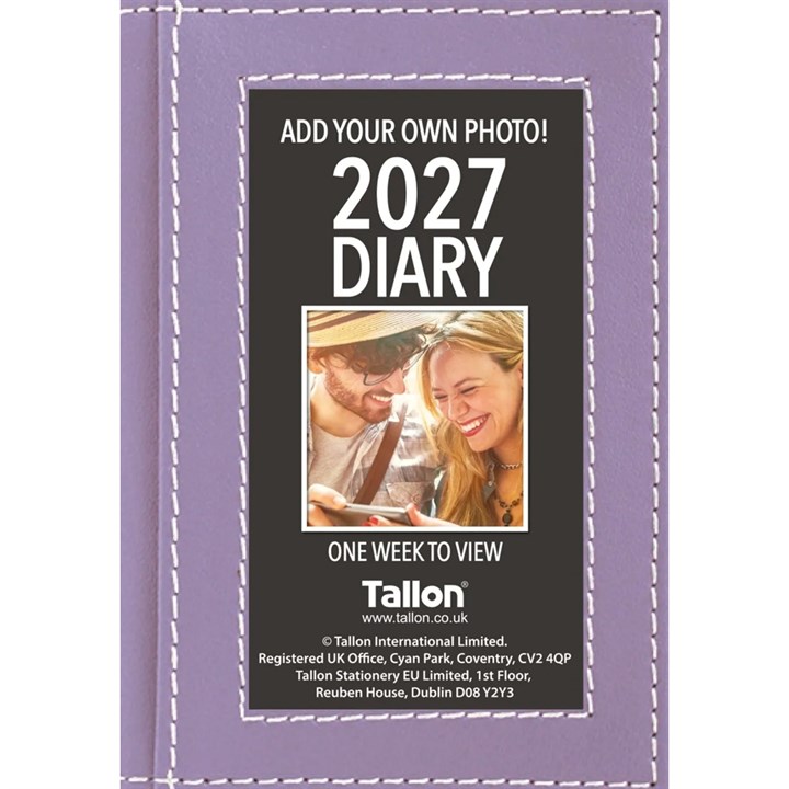 Purple Photo Album A7 Diary 2027
