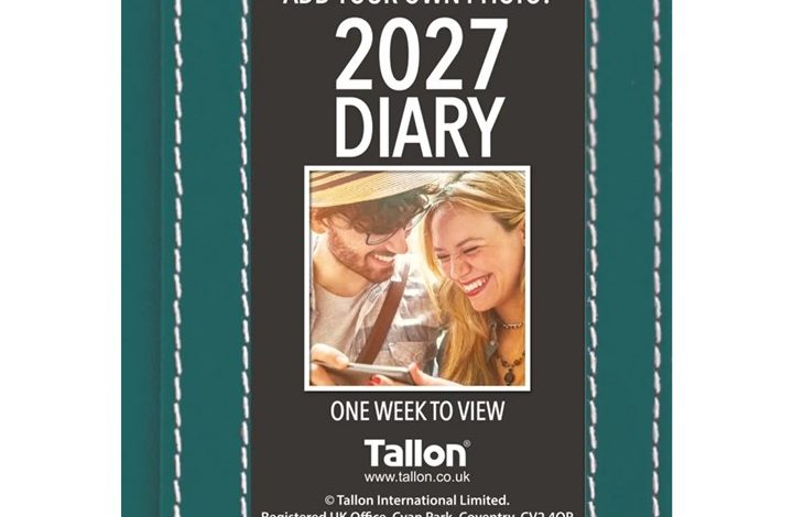 Green Photo Album A7 Diary 2027