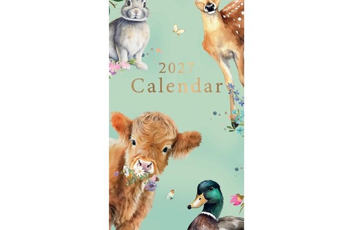 Wildlife Slim Calendar 2027