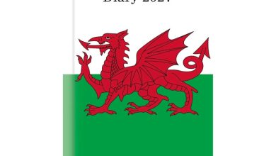 Wales Flag Slim Diary 2027