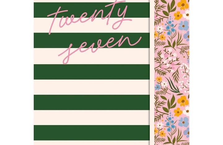 Stripes Family Planner A5 Diary 2027