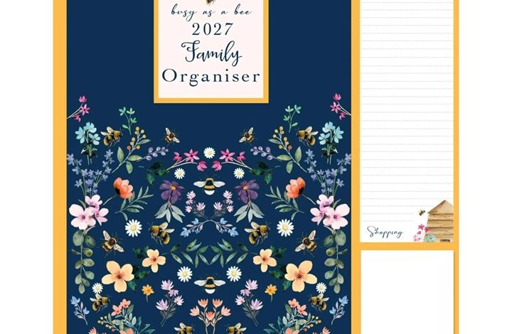 Bees & Flowers Family Organiser 2027