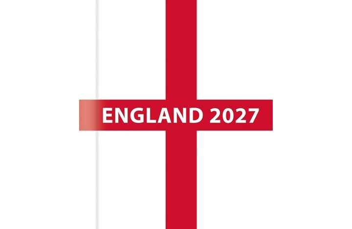 England Flag Slim Diary 2027