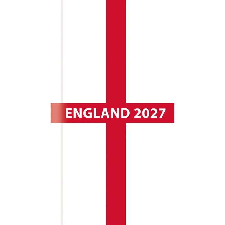 England Flag Slim Diary 2027