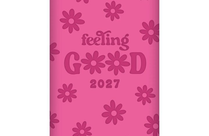 Pink Feeling Good Slim Diary 2027