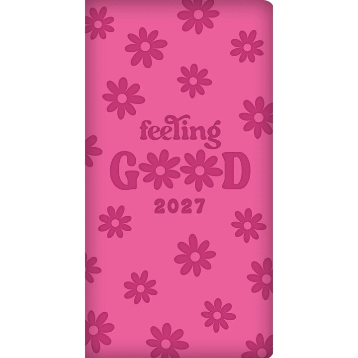 Pink Feeling Good Slim Diary 2027