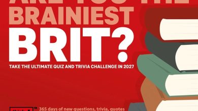Are You The Brainiest Brit? Desk Calendar 2027