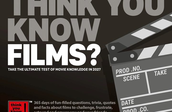 Think You Know Films? Desk Calendar 2027