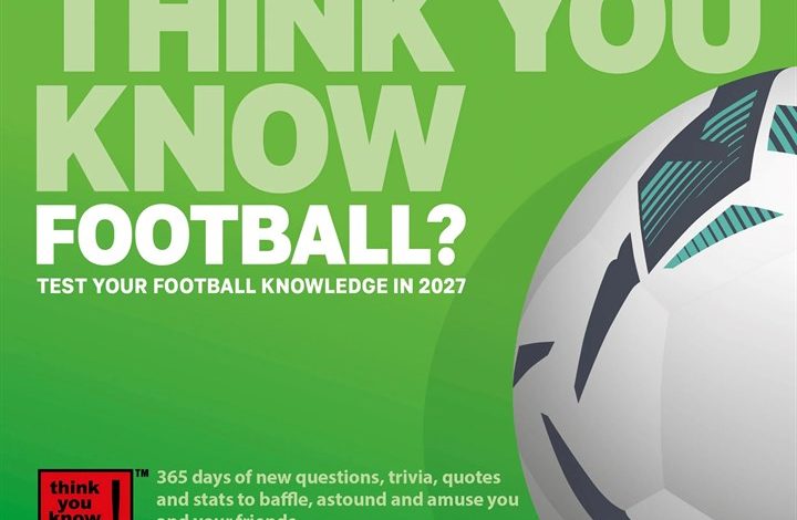 Think You Know Football? Desk Calendar 2027