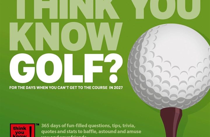 Think You Know Golf? Desk Calendar 2027