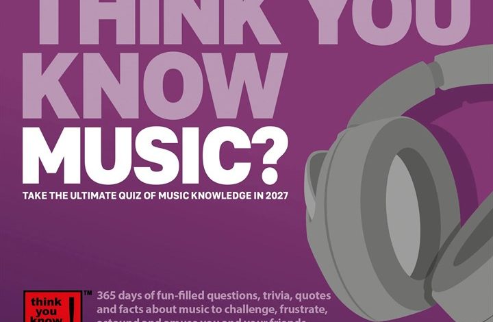 Think You Know Music? Desk Calendar 2027