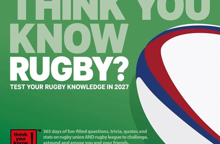 Think You Know Rugby? Desk Calendar 2027