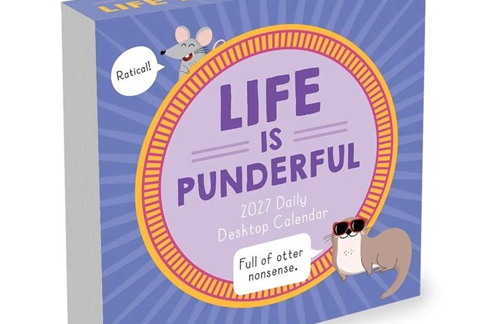 Life Is Punderful Desk Calendar 2027