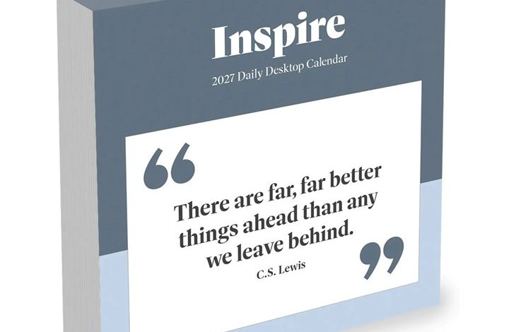 Inspire Desk Calendar 2027