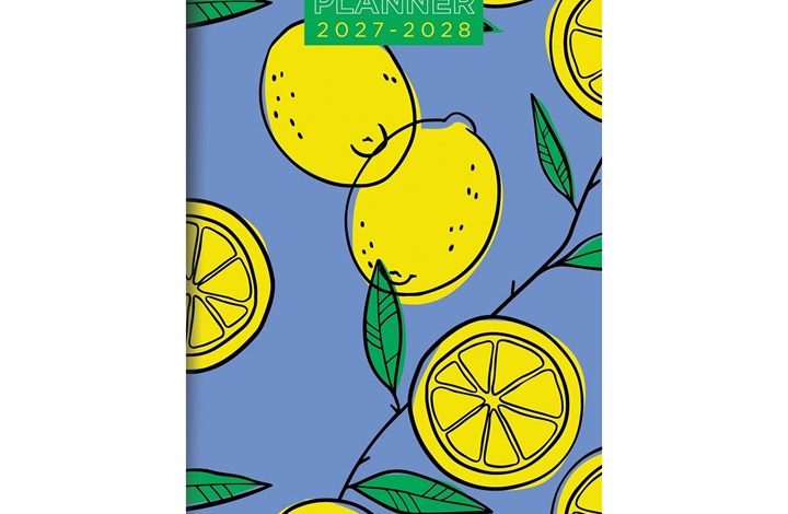 Lemon Monthy Slim Diary 2027 - 2028