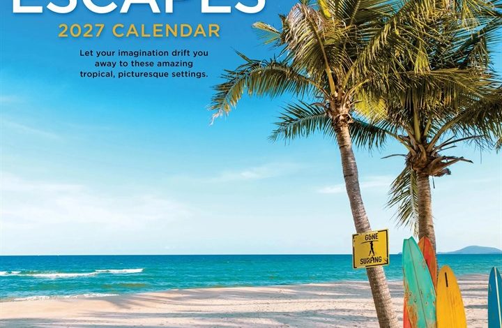 Tropical Escapes Calendar 2027