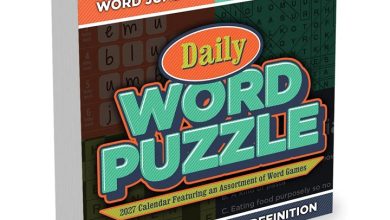 Daily Word Puzzle Desk Calendar 2027