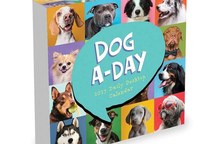 Dog A Day Desk Calendar 2027