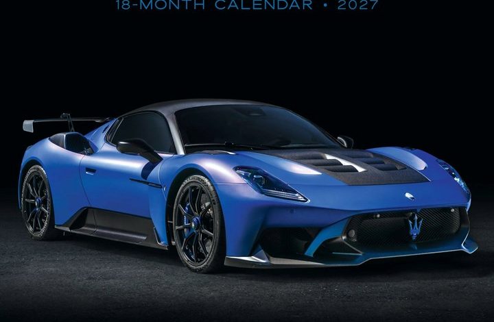 Dream Cars Calendar 2027