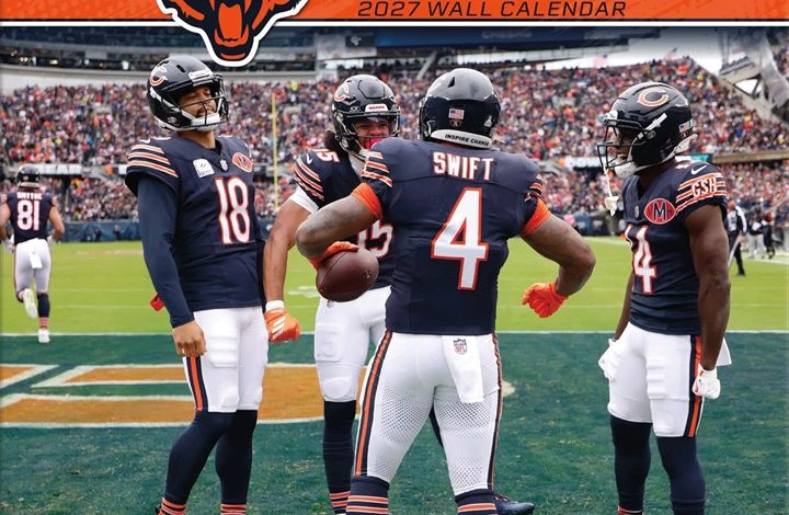 Chicago Bears NFL Calendar 2027