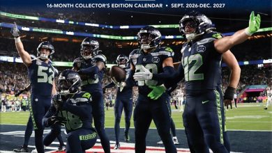 Seattle Seahawks NFL Calendar 2027
