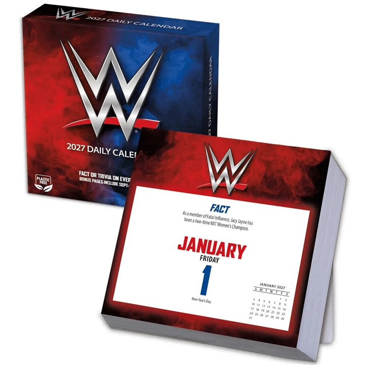WWE Desk Calendar 2027