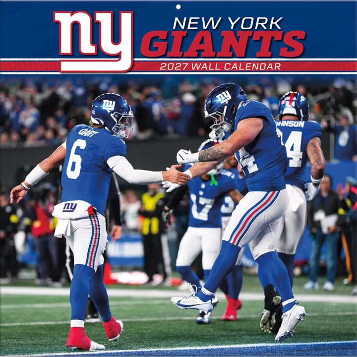 New York Giants NFL Calendar 2027