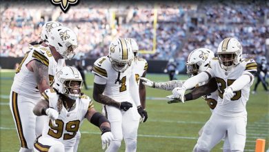 New Orleans Saints NFL Calendar 2027