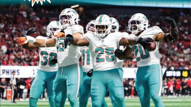 Miami Dolphins NFL Calendar 2027