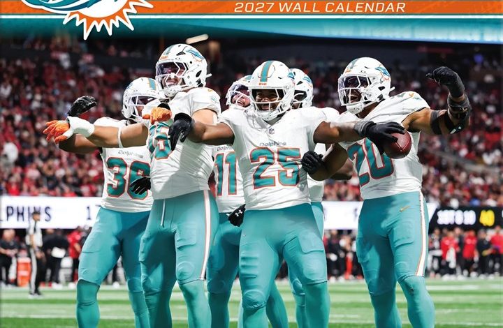 Miami Dolphins NFL Calendar 2027
