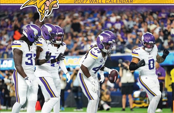 Minnesota Vikings NFL Calendar 2027