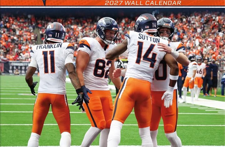 Denver Broncos NFL Calendar 2027