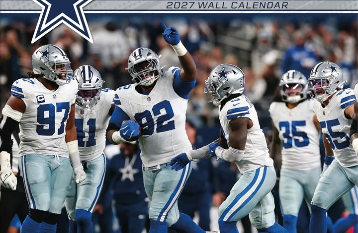 Dallas Cowboys NFL Calendar 2027